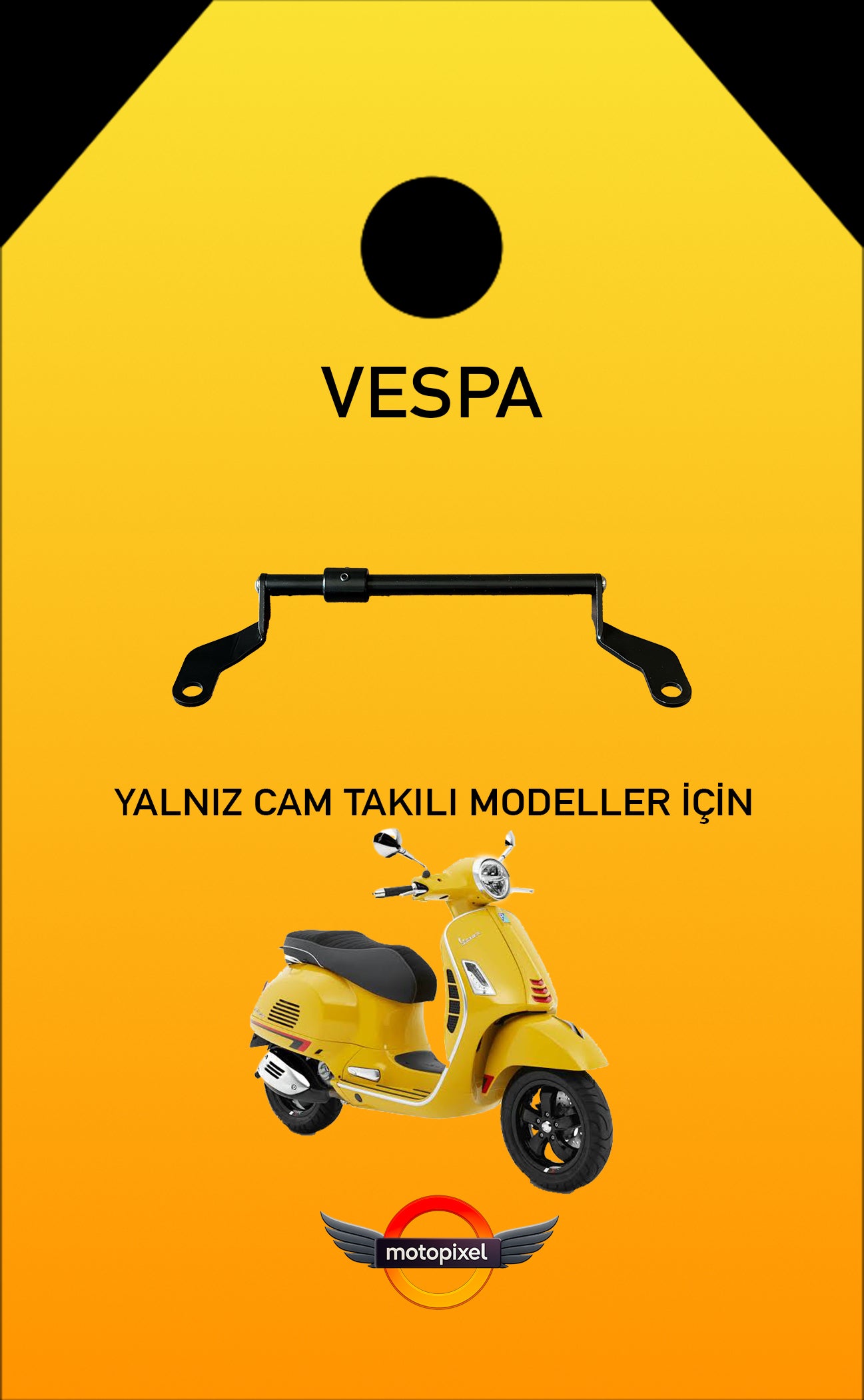 Vespa Navigasyon Barı (ön cam takılı modeller için)